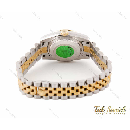ساعت رولکس دیت جاست دورنگ طلایی صفحه نگین Rolex-3239-L ساعت رولکس دیت جاست دورنگ طلایی صفحه نگین Rolex-3239-L