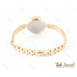 ساعت رومانسون زنانه نگین دار طلایی Romanson-3355-L
