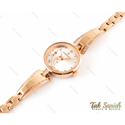 ساعت زنانه رومانسون نگین دار رزگلد Romanson-3356-L ساعت زنانه رومانسون نگین دار رزگلد Romanson-3356-L