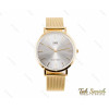 ساعت ست کیو کیو بند حصیری طلایی QQ-3391-S ساعت ست کیو کیو بند حصیری طلایی QQ-3391-S
