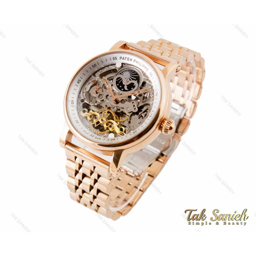 ساعت پتک فیلیپ مردانه اتوماتیک صفحه اسکلتون رزگلد Patek-3419-G ساعت پتک فیلیپ مردانه اتوماتیک صفحه اسکلتون رزگلد Patek-3419-G