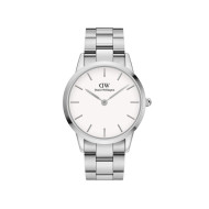 ساعت دنیل ولینگتون مردانه نقره ای صفحه سفید Dw-3461-G