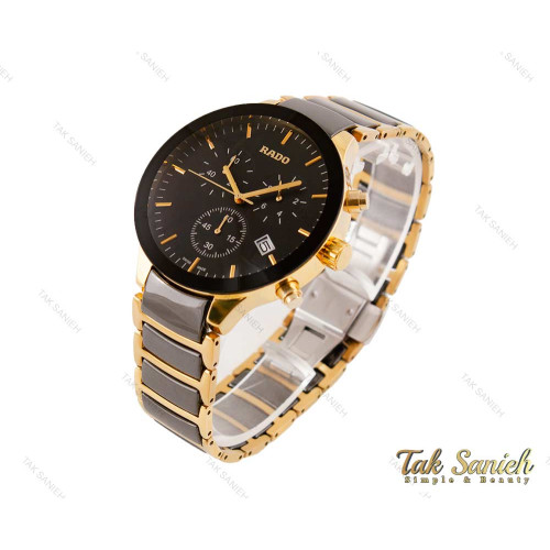 ساعت رادو مردانهCENTRIX سه موتوره طلایی مشکی Rado-3479-G ساعت رادو مردانهCENTRIX سه موتوره طلایی مشکی Rado-3479-G