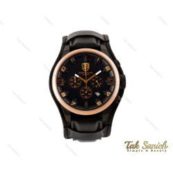 ساعت پورشه دیزاین مردانه بند چرمی سه موتوره Porsche-3497-G
