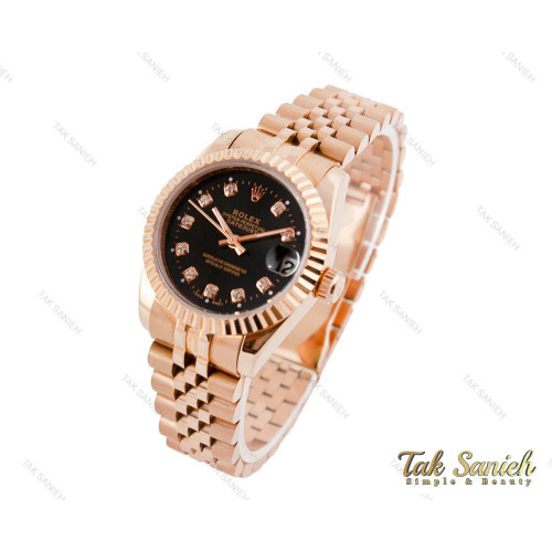 ساعت رولکس زنانه دیت جاست رزگلد سایز متوسط Rolex-3512-G ساعت رولکس زنانه دیت جاست رزگلد سایز متوسط Rolex-3512-G