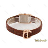ساعت کارتیه تانک زنانه بند چرم رزگلد Cartier-3522-S-L