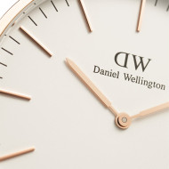 ساعت دنیل ولینگتون مردانه بند چرمی عسلی DW-3538-G