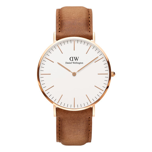 ساعت دنیل ولینگتون مردانه بند چرمی عسلی DW-3538-G ساعت دنیل ولینگتون مردانه بند چرمی عسلی DW-3538-G