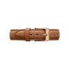 ساعت دنیل ولینگتون زنانه بند چرم عسلی DW-3542-L
