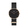ساعت دنیل ولینگتون زنانه بند برزنت مشکی DW-3544-L