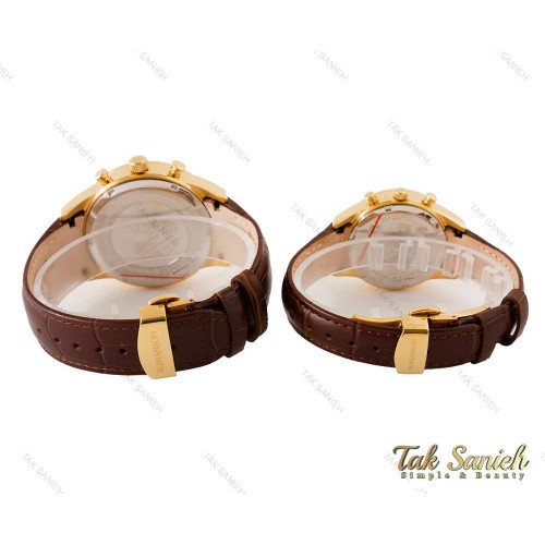 ساعت رومانسون ست سه موتوره طلایی Romanson-3572-S ساعت رومانسون ست سه موتوره طلایی Romanson-3572-S