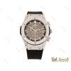 ساعت هابلوت مردانه سه موتوره سیلور اسکلتون Hublot-3602-G