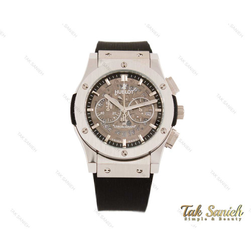 ساعت هابلوت مردانه سه موتوره سیلور اسکلتون Hublot-3602-G