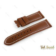 بند چرمی قهوه ای ساعت مچی پنرای مردانه Panerai-Strap-3609-G