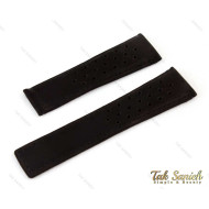 بند ساعت مچی تگ هویر جیر مشکی Tag-Strap-3612-G