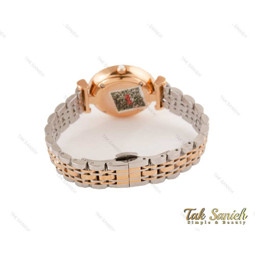 ساعت امپریوآرمانی زنانه رزگلد نقره ای Armani-3617-L