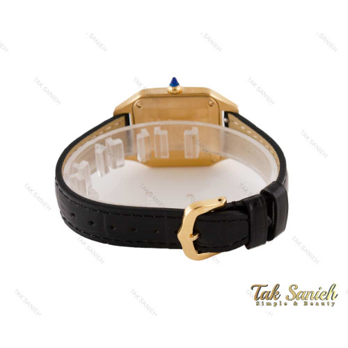 ساعت کارتیر سانتوس دومونت زنانه طلایی Cartier-3662-L ساعت کارتیر سانتوس دومونت زنانه طلایی Cartier-3662-L
