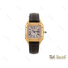 ساعت کارتیر سانتوس دومونت زنانه طلایی Cartier-3662-L ساعت کارتیر سانتوس دومونت زنانه طلایی Cartier-3662-L