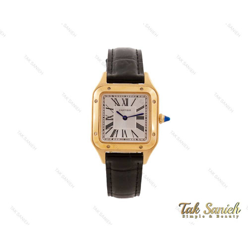 ساعت کارتیر سانتوس دومونت زنانه طلایی Cartier-3662-L ساعت کارتیر سانتوس دومونت زنانه طلایی Cartier-3662-L