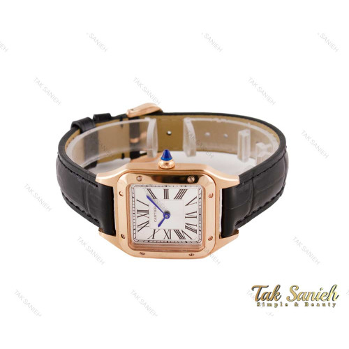 ساعت کارتیر سانتوس دومونت زنانه رزگلد Cartier-3664-L