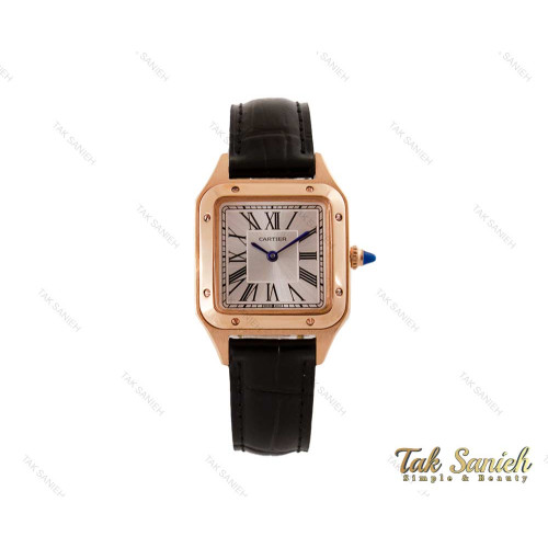 ساعت کارتیر سانتوس دومونت زنانه رزگلد Cartier-3664-L