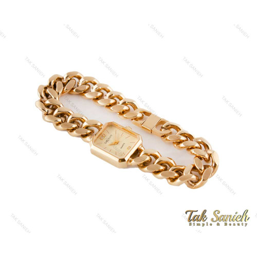  ساعت اورینت زنانه طلایی بند کارتیری Orient-3665-L