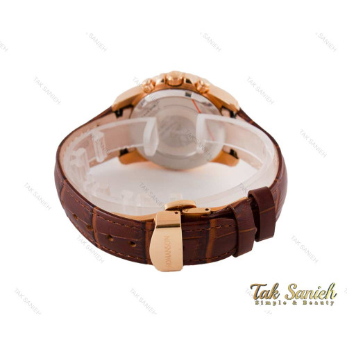 ساعت رومانسون سه موتوره بند چرم زنانه Romanson-3672-L