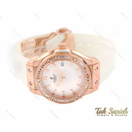 ساعت هابلوت زنانه نگین دار سفید Hublot-3270-L