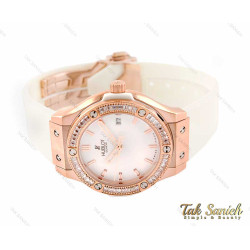 ساعت هابلوت زنانه نگین دار سفید Hublot-3270-L
