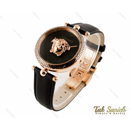ساعت ورساچه زنانه پالازو رزگلد مشکی Versace-3292-L