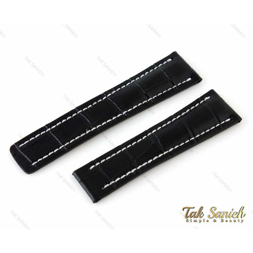 بند ساعت برایتلینگ چرمی مشکی Breitling-Strap-3338-G بند ساعت برایتلینگ چرمی مشکی Breitling-Strap-3338-G