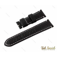 بند چرمی ساعت مچی پنرای مدل Luminor مشکی Panerai-Strap-3321-G