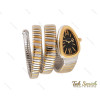 ساعت بولگاری زنانه سرپنتی طلایی سیلور مشکی Bvlgari-3690-L
