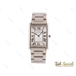 ساعت کارتیر تانک مردانه سیلور Cartier-3696-G ساعت کارتیر تانک مردانه سیلور Cartier-3696-G