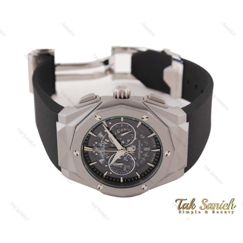 ساعت هابلوت مردانه سه موتوره چند ضلعی اسکلتون Hublot-3710-G ساعت هابلوت مردانه سه موتوره چند ضلعی اسکلتون Hublot-3710-G