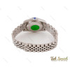 ساعت رولکس دیت جاست زنانه نقره ای نگین دار Rolex-3722-L