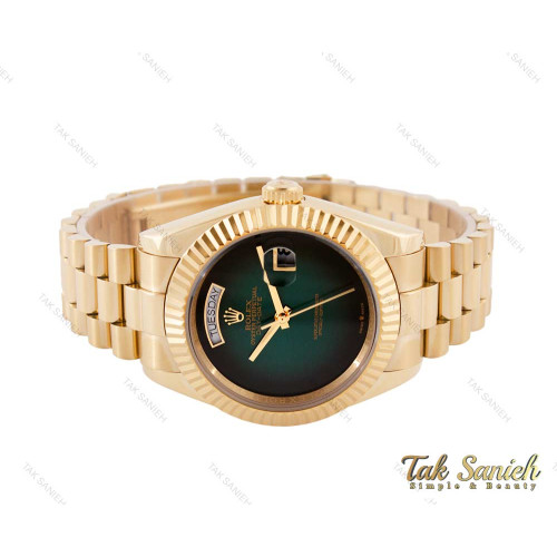 ساعت رولکس مردانه طلایی دی دیت صفحه سبز اتوماتیک Rolex-3729-G ساعت رولکس مردانه طلایی دی دیت صفحه سبز اتوماتیک Rolex-3729-G