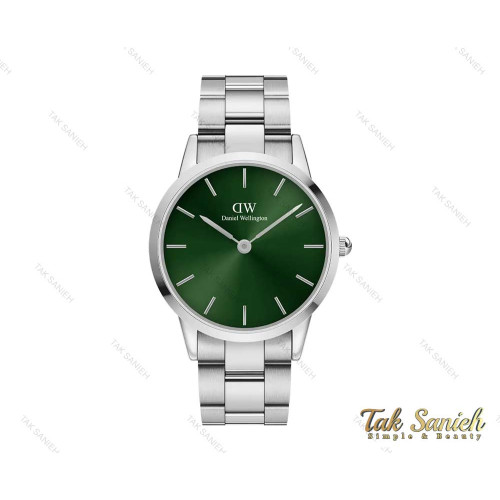 ساعت دنیل ولینگتون مردانه نقره ای صفحه سبز DW-3865-G ساعت دنیل ولینگتون مردانه نقره ای صفحه سبز DW-3865-G