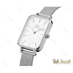 ساعت دنیل ولینگتون مستطیلی زنانه نقره ای سفید DW-3873-L ساعت دنیل ولینگتون مستطیلی زنانه نقره ای سفید DW-3873-L