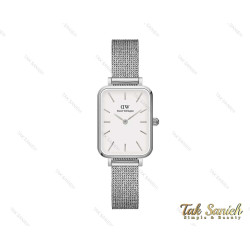 ساعت دنیل ولینگتون مستطیلی زنانه نقره ای سفید DW-3873-L
