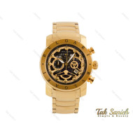 ساعت بولگاری مردانه سه موتوره طلایی Bvlgari-3886-G