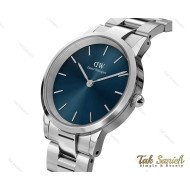 ساعت دنیل ولینگتون مردانه نقره ای صفحه سرمه ای Daniel-3908-G