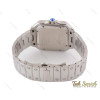 ساعت کارتیه سانتوس مردانه نقره ای صفحه سرمه ای Cartier-3961-G