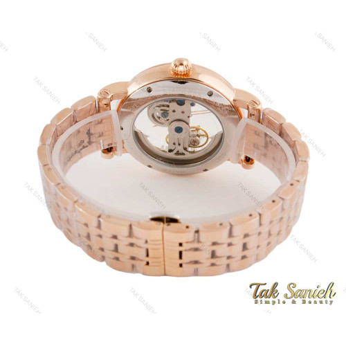 ساعت پتک فیلیپ مردانه اتوماتیک صفحه اسکلتون رزگلد Patek-3966-G