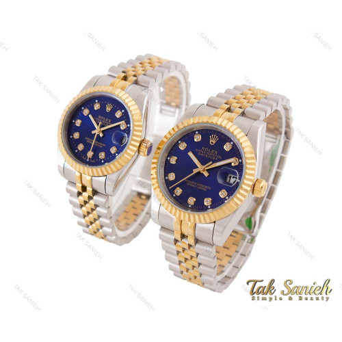 ساعت مچی ست رولکس دی جاست Rolex-3686-S ساعت مچی ست رولکس دی جاست Rolex-3686-S
