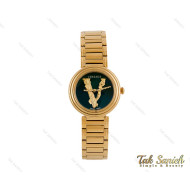 ساعت ورساچه Virtus زنانه طلایی صفحه سبز Versace-3995-L ساعت ورساچه Virtus زنانه طلایی صفحه سبز Versace-3995-L