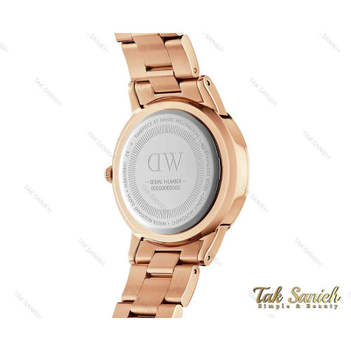 ساعت دنیل ولینگتون زنانه آیکونیک لینک رزگلد قهوه ای DW-4006-L ساعت دنیل ولینگتون زنانه آیکونیک لینک رزگلد قهوه ای DW-4006-L