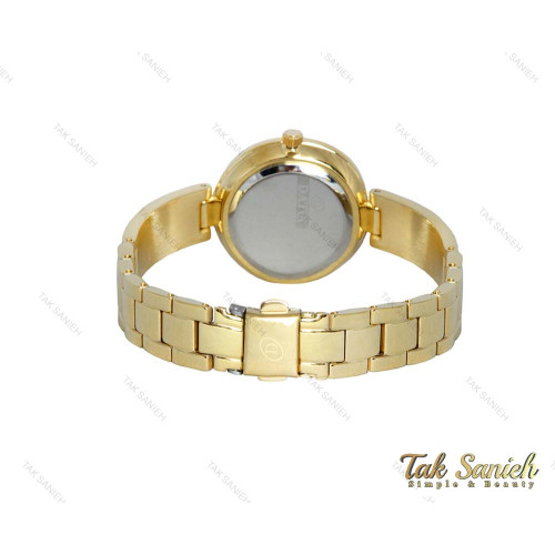 ساعت مچی داتیس زنانه طلایی صفحه اکلیلی Datis-3743-L
