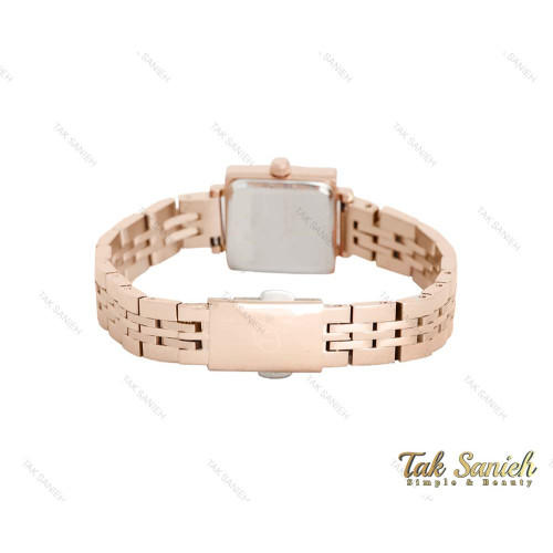 ساعت داتیس زنانه مربعی رزگلد Datis-3745-L