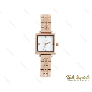 ساعت داتیس زنانه مربعی رزگلد Datis-3745-L